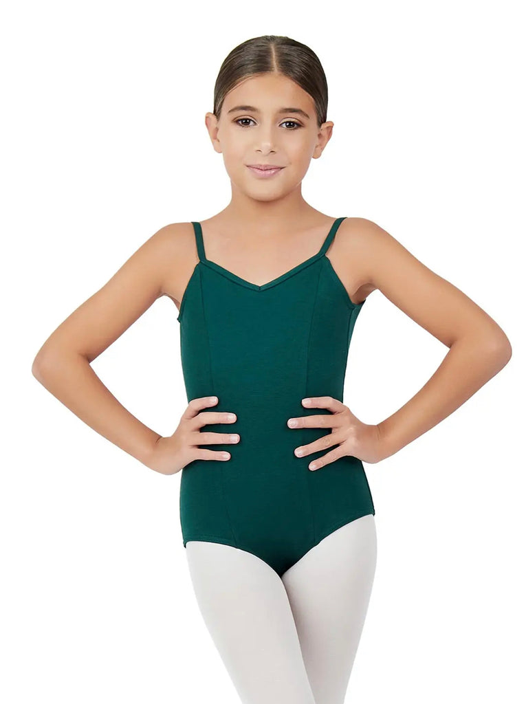 GREEN- Princess Camisole Leotard