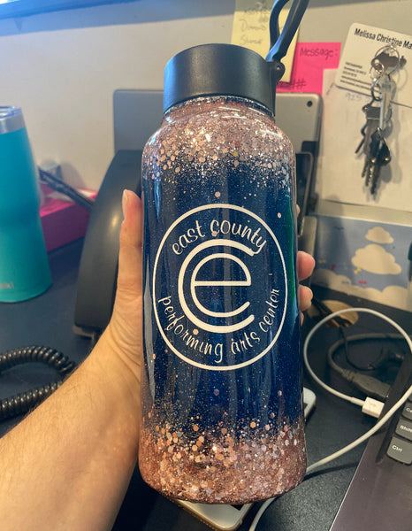 ECPAC Logo Water Bottle